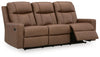 Mackmenville Reclining Sofa - Caramel