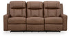 Mackmenville Reclining Sofa - Caramel