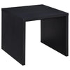 Knapp - Engineered Wood Square Side End Table - Black