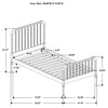 Jones - Wood Open Frame Bed