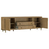 Arini - Rattan Cane 2-Door TV Stand Media Console