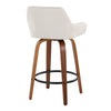 Daniella - 26" Fixed-Height Counter Stool (Set of 2) - Light Brown Base