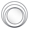 Luna - Round Mirror - Black