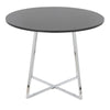 Cosmo - Canary Dining Table - Chrome Metal Base