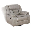 Greer - Upholstered Swivel Glider Recliner Chair