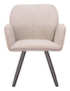 Sieve Swivel Dining Chair Beige — Set of 2