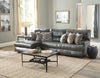 Como - 3 Piece Italian Leather Match Reclining Sectional