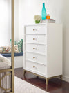 Chelsea by Rachael Ray Drawer Chest — White with Gold Accents