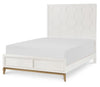 Chelsea by Rachael Ray Panel Bed — Full / White with Gold Accents