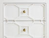 Chelsea by Rachael Ray 48-inch Desk Vanity — White with Gold Accents