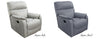 Swivel Glider Recliner Aspen Steel