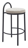 Sisal Counter Stool Beige Tweed — Set of 2
