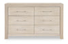 Horizons - 6 Drawers Dresser - Soft Taupe