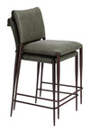 Freesia Counter Stool Olive Green — Set of 2