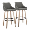 Hannah - 30" Fixed-Height Barstool With Swivel (Set of 2)