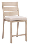 Reefline Armless Counter Stool Gray — Set of 2