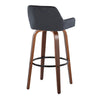 Daniella - 30" Fixed-Height Barstool (Set of 2) - Brown Base