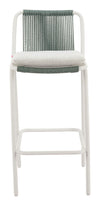 Luft - Outdoor Barstool (Set of 2) - White & Green