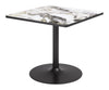Caliza Dining Table Gray & Black