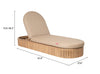 Sakina Chaise Lounge Brown