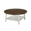 Flaherty - 3 Piece Occasional Set (1 Coffee & 2 End Tables) - Brown / White