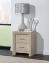 Horizons - 2 Drawers Nightstand - Soft Taupe