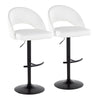 Renee - Adjustable Barstool (Set of 2) - Black Base