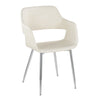 Margarite - Dining / Accent Chair - Chrome Metal (Set of 2)
