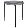 Rosalie - Round Smoked Glass Top Table
