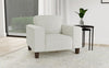 Deerhurst - Upholstered Track Arm Tufted Accent Chair - Greige