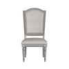Glenmore - Dining Side Chair With Fabric (Set of 2) - Aged Gray