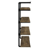 Elmcrest 39-inch 4-shelf Wall Bookshelf Rustic Oak — product view 4