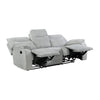 Chablis - Reclining Sofa - Mist Gray