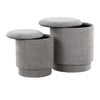 Marla - Upholstered Ottoman Set (Set of 2)