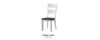 Dining Drop Leaf Table Grey & White