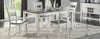 Dining Leg Table Grey & White
