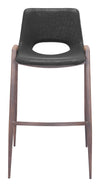 Desi Barstool (Set of 2) Black & Walnut — Set of 2