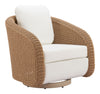 Solara - Outdoor Swivel Chair - Ivory