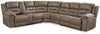 Ravenel 4-Piece Power Reclining Sectional - Fossil