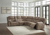 Ravenel 4-Piece Power Reclining Sectional - Fossil