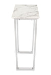 Atlas - Console Table - White & Silver