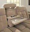 Mixed Motion Power Reclining Sofa - Brownstone