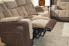 Mixed Motion Power Reclining Sofa - Brownstone