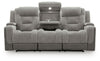 Mixed Motion Power Reclining Sofa - Shadow