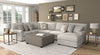 Livingston - Sectional With Comfort Coil Seating, 40" Cocktail Ottoman And Accent Pillows Included