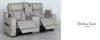 Power Reclining Loveseat With Console Opulence Taupe Leather