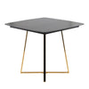 Folia - Dinette Table - Gold Metal