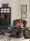 Roberto - Leather Rocker Recliner - Cocoa