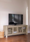 Solano - 71" 2-door TV Stand Media Console - Weathered Mango