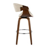 Curvini - 30'' Fixed-Height Barstool (Set of 2)